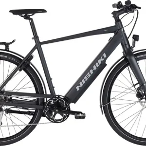 Nyhet Elcykel Nishiki Urban Herr Connect+ display 9v Grå