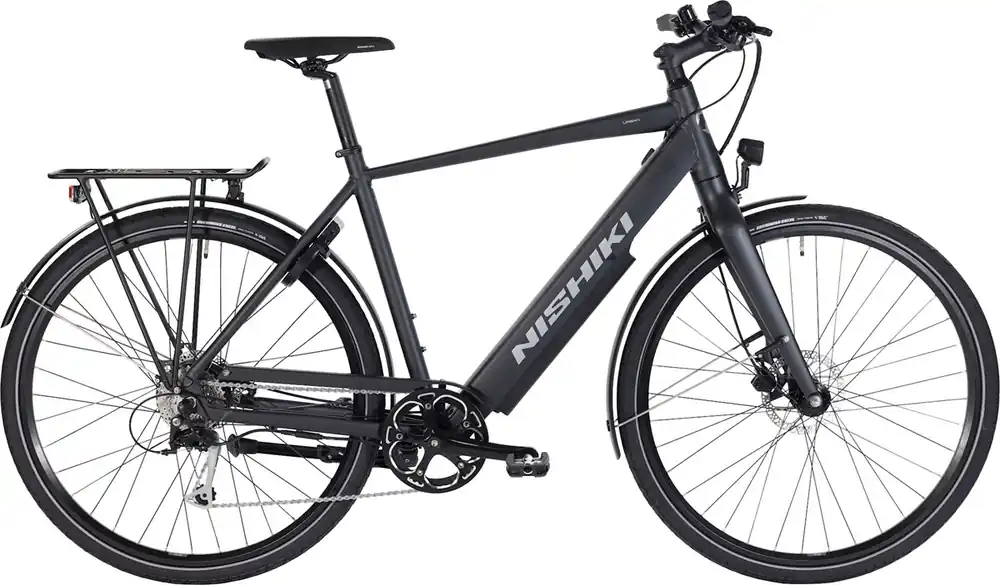 Nyhet Elcykel Nishiki Urban Herr Connect+ display 9v Grå