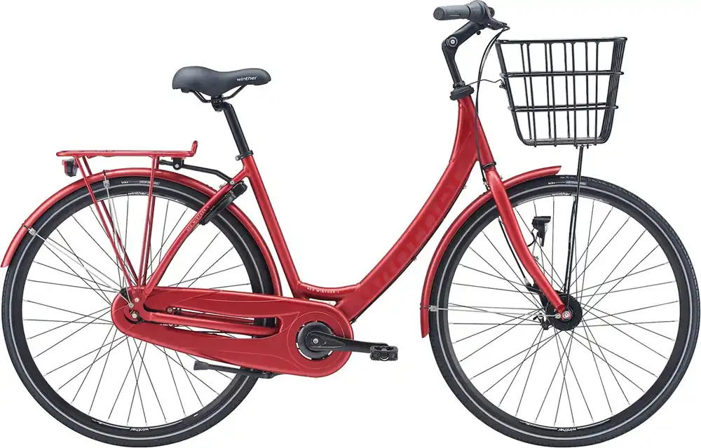 Sänkt pris Standard Damcykel Red Winther 4 Dam 7vxl