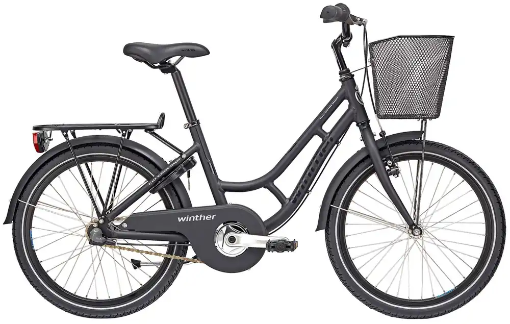 Barncykel Black Winther 250 Alu Granny 3vxl Beställ nu