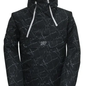 2117 of Sweden Skidjacka Anorak Liden Herr (Black print) Utförsäljning