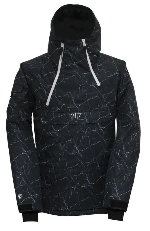 2117 of Sweden Skidjacka Anorak Liden Herr (Black print) Utförsäljning