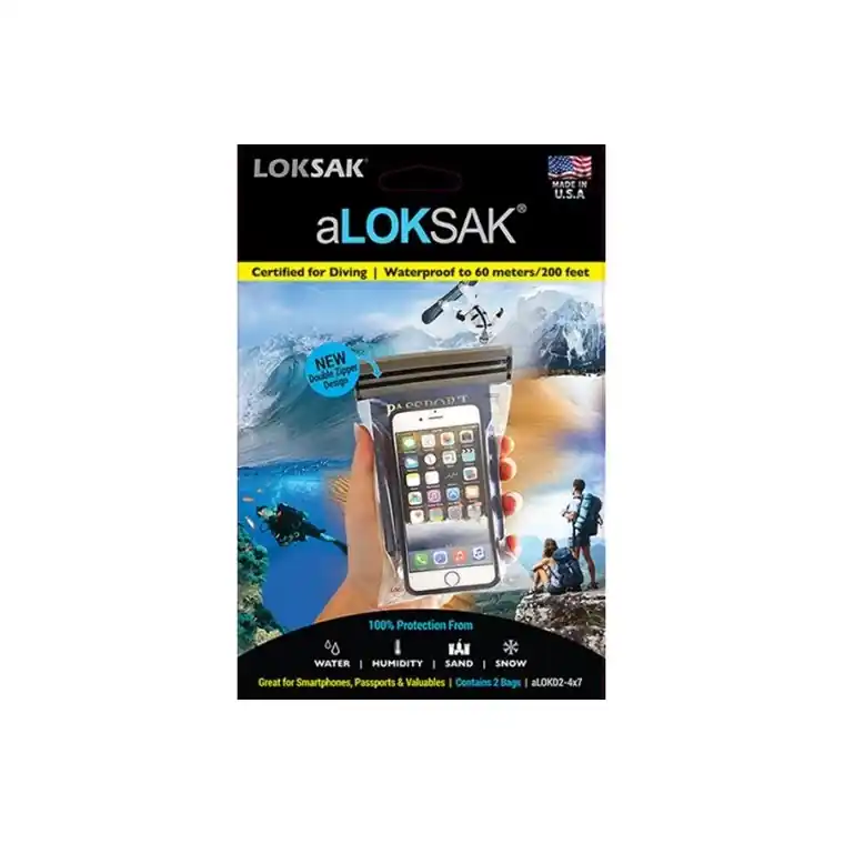 aLoksak Smartphone XL Vattentäta fodral 2-p Expressleverans