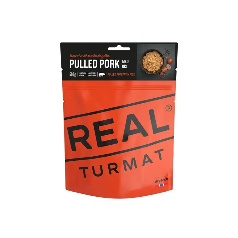 Real Turmat Pulled Pork With Rice Billig