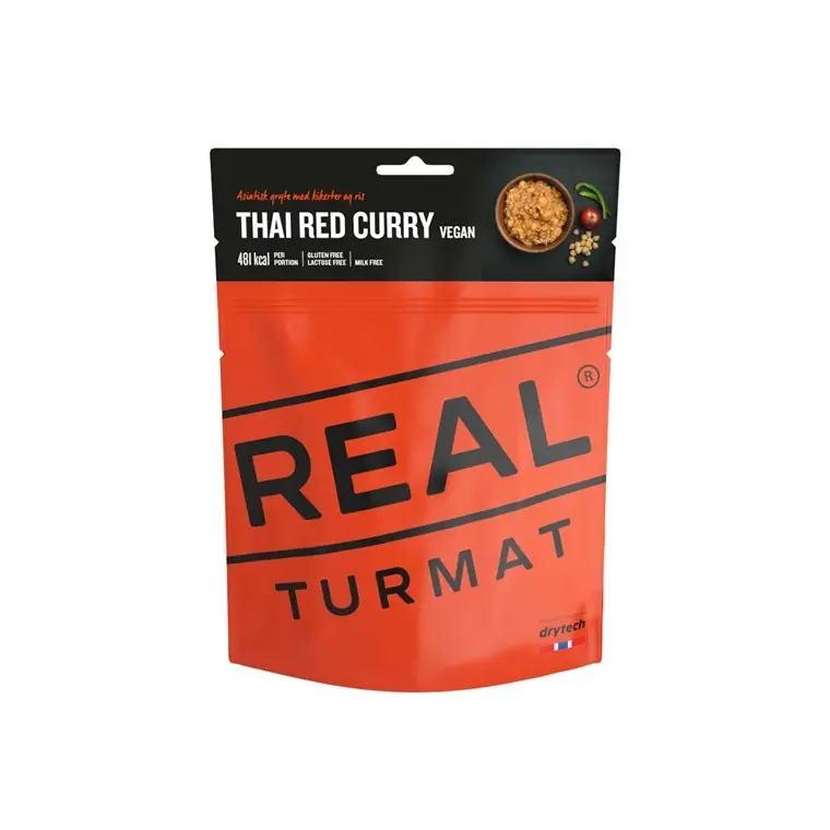 Rea Real Turmat Vegan Thai Red Curry With Rice