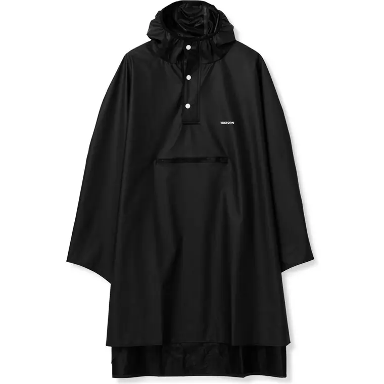 Sista chansen Tretorn Pu Light Rainponcho Jet Black