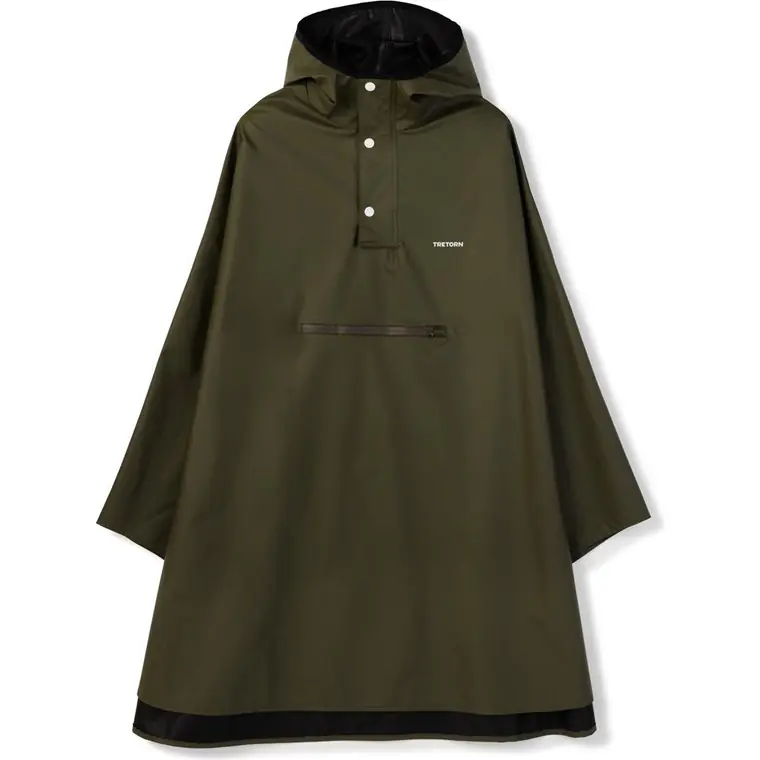 Tretorn Pu Light Rainponcho Forest Green Rea