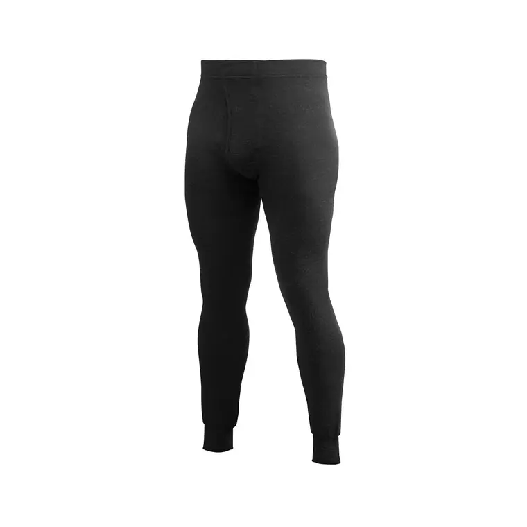 Woolpower Long Johns With Fly 200 Black Lägg i varukorgen