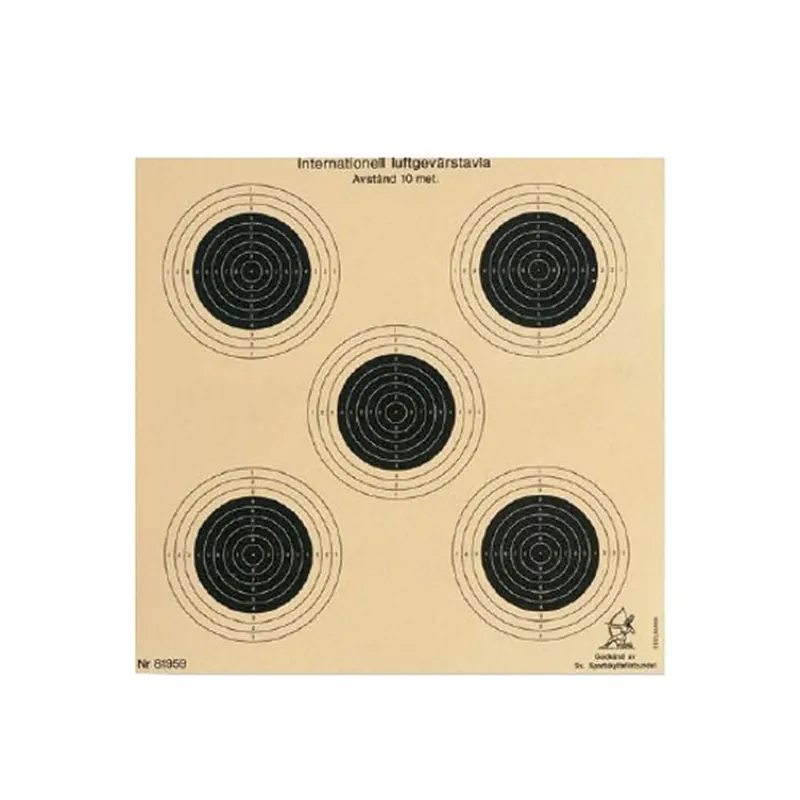 Gamo MÅLTAVLA LG 50ST 14X14 5prick I lager
