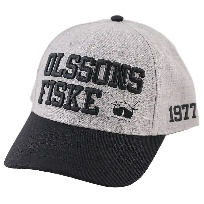 Olssons Fiske Keps Snapback Black Gray Säker betalning