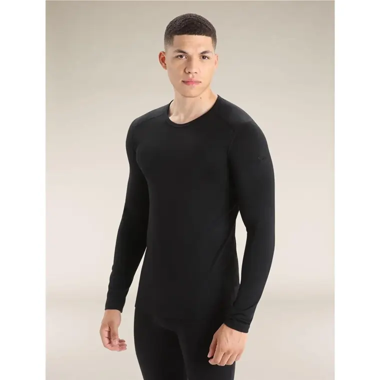 Säker betalning Icebreaker Men Merino 200 Oasis LS Crewe Black