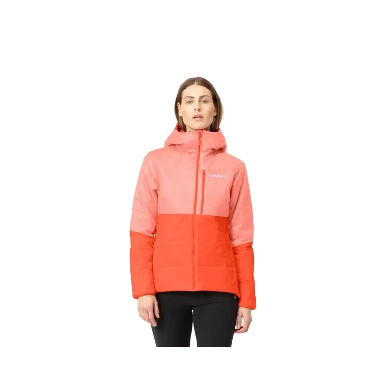 Beställ idag Norrøna Falketind Thermo60 Hood W's Orange Alert/Peach Amber