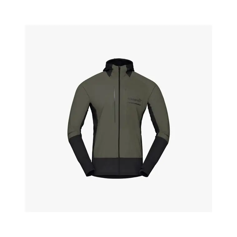 Bästa pris Norrøna Senja Alpha90 Zip Hood M's Olive Night