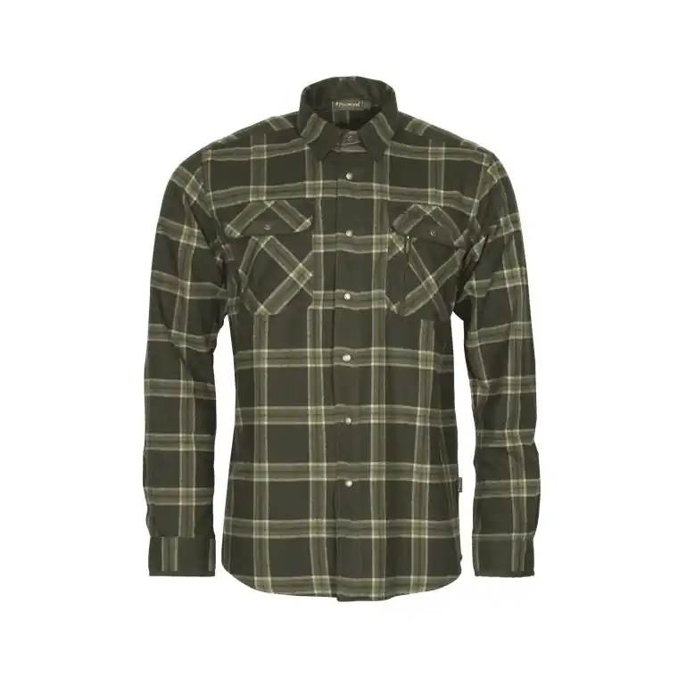 Pinewood Prestwick Exclusive Shirt Green/Green Rabatter