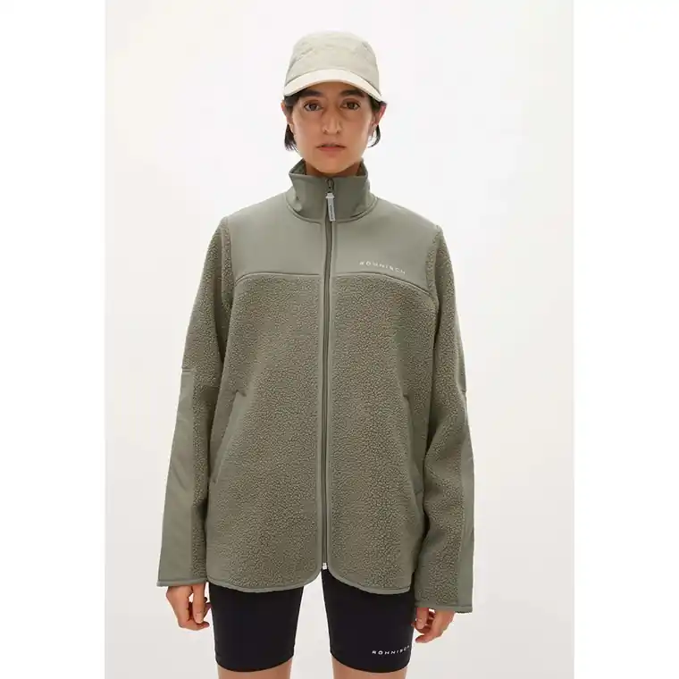 Rea Röhnisch Phoebe Pile Jacket Vetiver Green