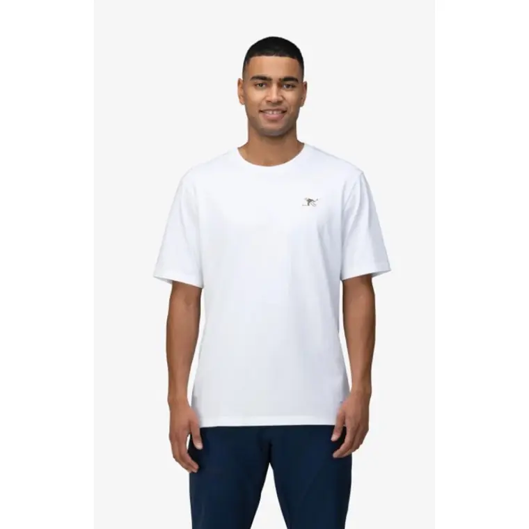 Norrøna /29 Cotton Activity Embroidery T-Shirt M Pure White Populär