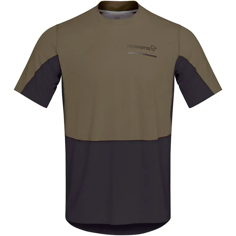 Beställ nu Norrøna Senja Equaliser Lightweight T-Shirt M's Olive Night