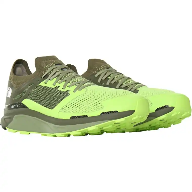 The North Face Face Flight Vectiv Shoes Men Sharp Green/Tea Green Billig