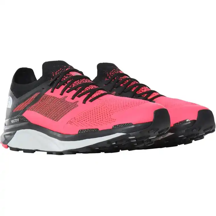 risnedsättning The North Face Face Flight Vectiv Shoes Men Brilliant Coral/Tnf Black
