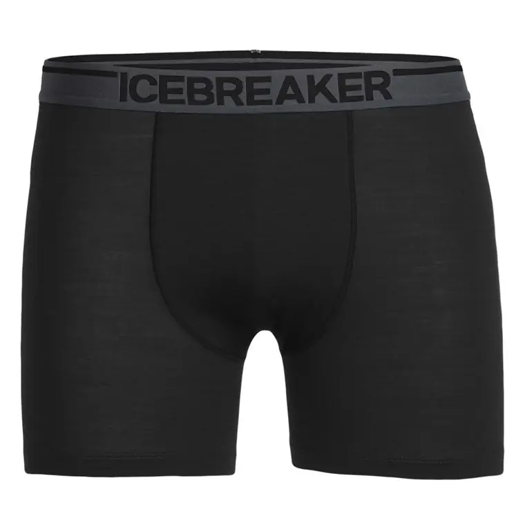 Icebreaker Men Merino 150 Anatomica Boxers Black Sista chansen