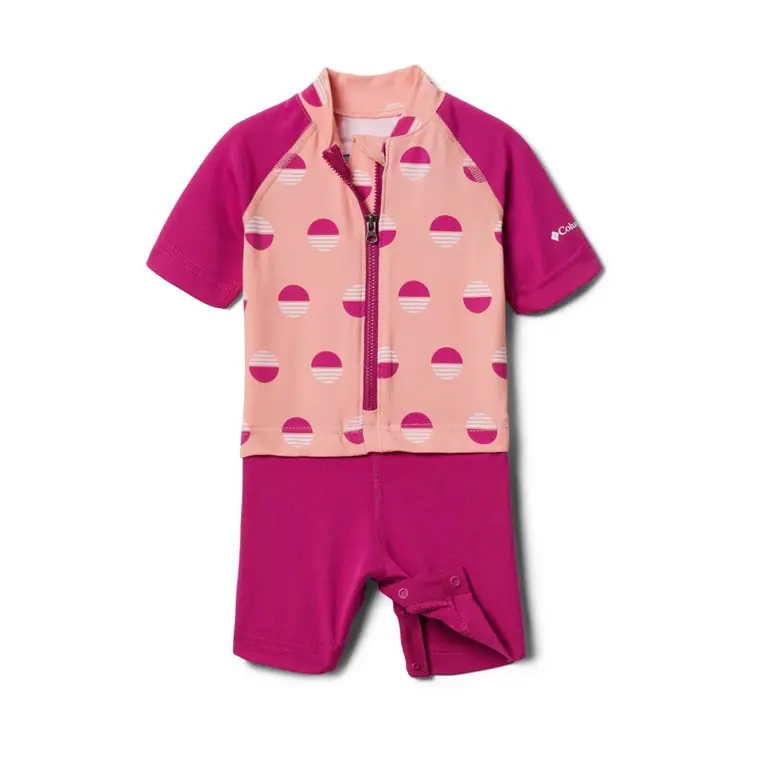 Fynd Columbia Sandy Shores Sunguard Suit Toddler Coral Reef Sundaze/Wild Fuchsia
