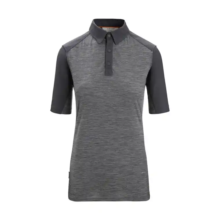 Icebreaker Hike SS Top Women Gritstone Heather/Monsoon Utförsäljning