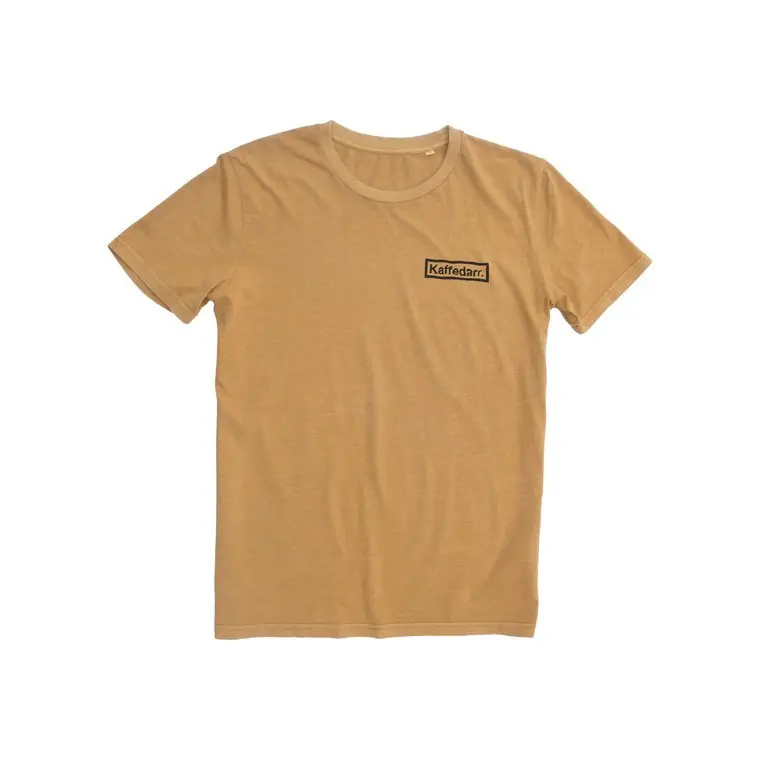 Lemmel Kaffe T-shirt "Kaffedarr" Ochre Yellow Populärt val