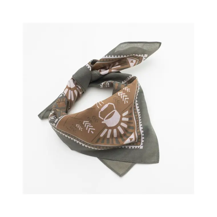 Lemmel Kaffe Scarf/Bandana/Cloth FRIMÄRKET Green Nyhet