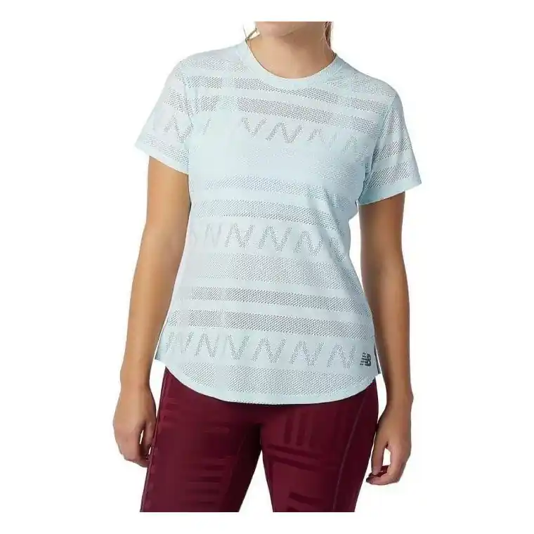 Köp nu New Balance Q Speed Jacquard Short Sleeve Pbc