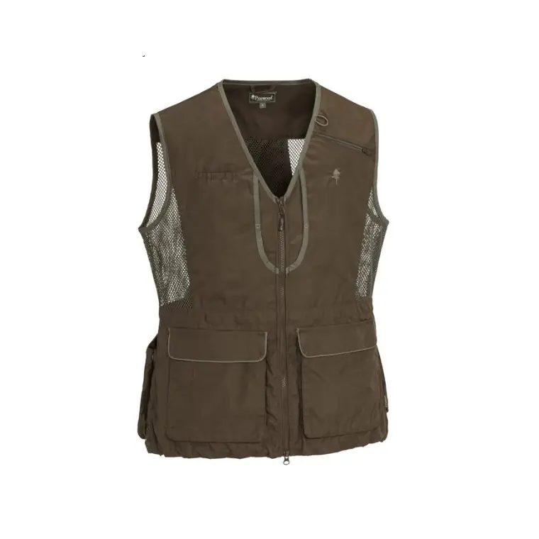 Pinewood Dog Sports 2.0 Vest W Suede Brown/Dark Olive Outlet