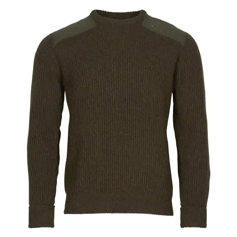 Pinewood Lappland Rough SWEATER Mossgreen Mel Nyhet
