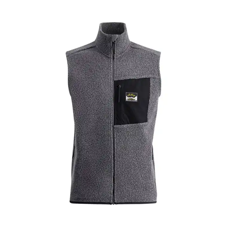Premium Lundhags Flok Wool Ms Pile Vest Granite