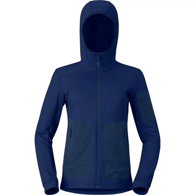 Billig Norrøna Falketind Warm2 Stretch Hood W'S Indigo Night
