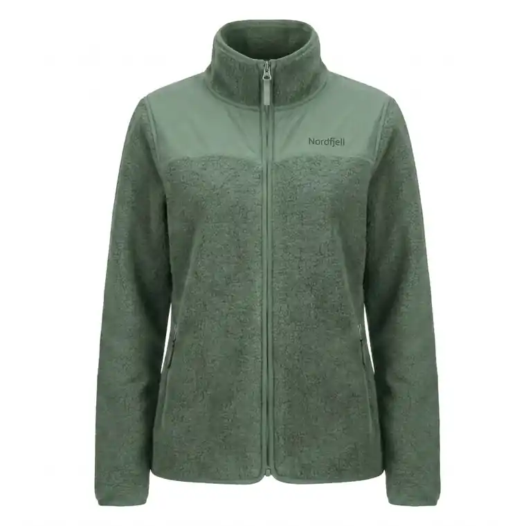 Nordfjell THE Pile Jacket W Green Rabatt