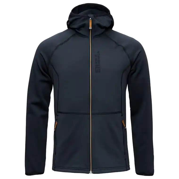 Begränsad tid Elevenate Men's Skiers Fleece Hood Dark Ink