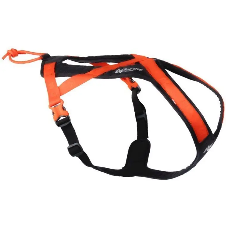 Non-stop dogwear Rush harness Black/Orange Snabb leverans