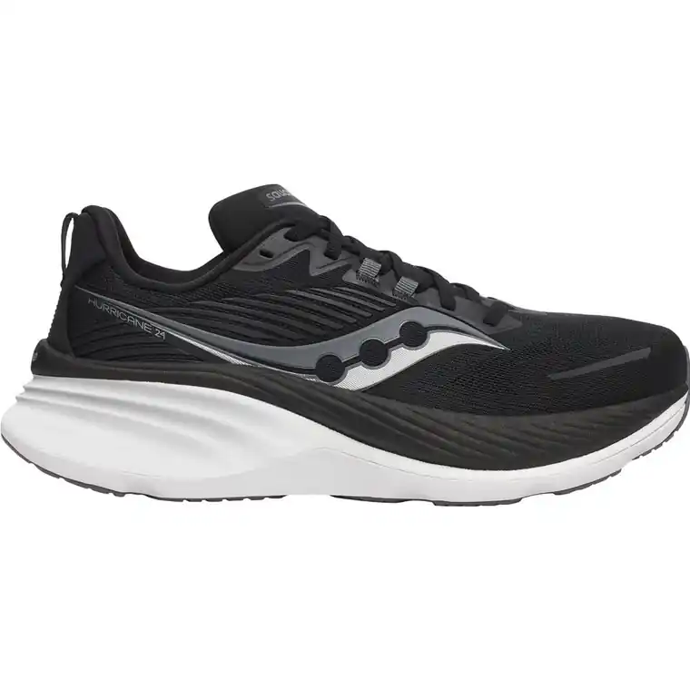 Saucony Hurricane 24 M Black/Carbon Endast denna vecka