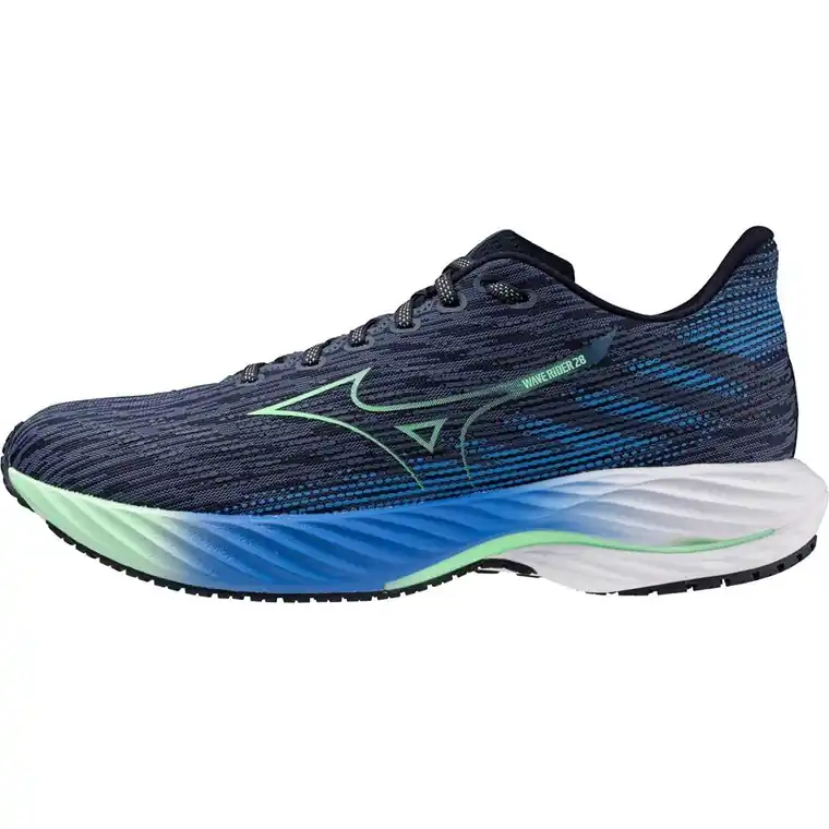 Mizuno Wave Rider 28 Men Vintage Indigo/Neo Mint/Frontier Bl Lägg i varukorgen