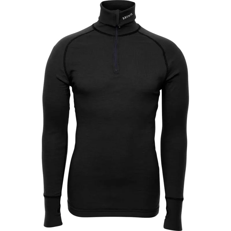 Beställ idag Brynje Unisex Arctic Zip Polo Shirt Black