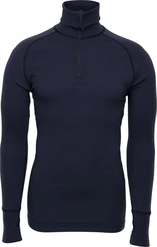 Billigare Brynje Unisex Arctic Zip Polo Shirt Navy
