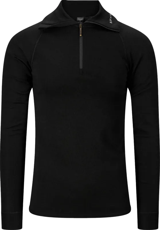 Brynje Unisex Classic Zip Polo Shirt Black Begränsat antal