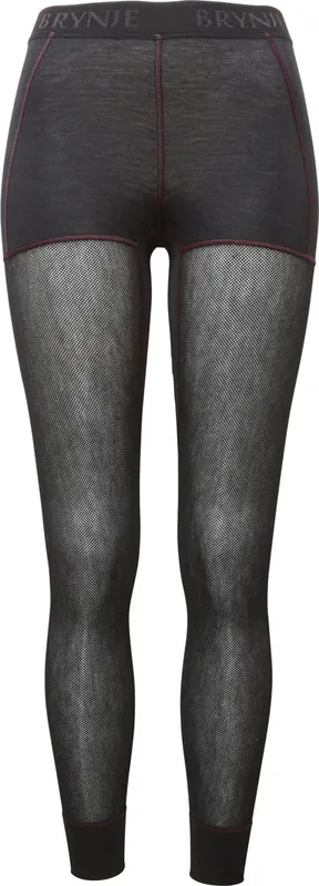 Begränsat erbjudande Brynje Women's Wool Thermo Light Longs Black