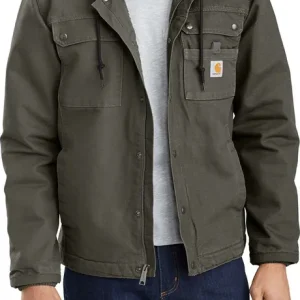 Carhartt Men's Bartlett Jacket Moss Rabatter