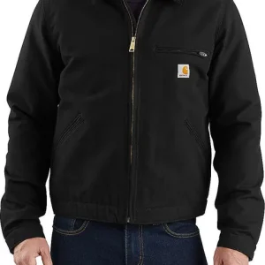 Endast denna vecka Carhartt Men's Duck Detroit Jacket Black