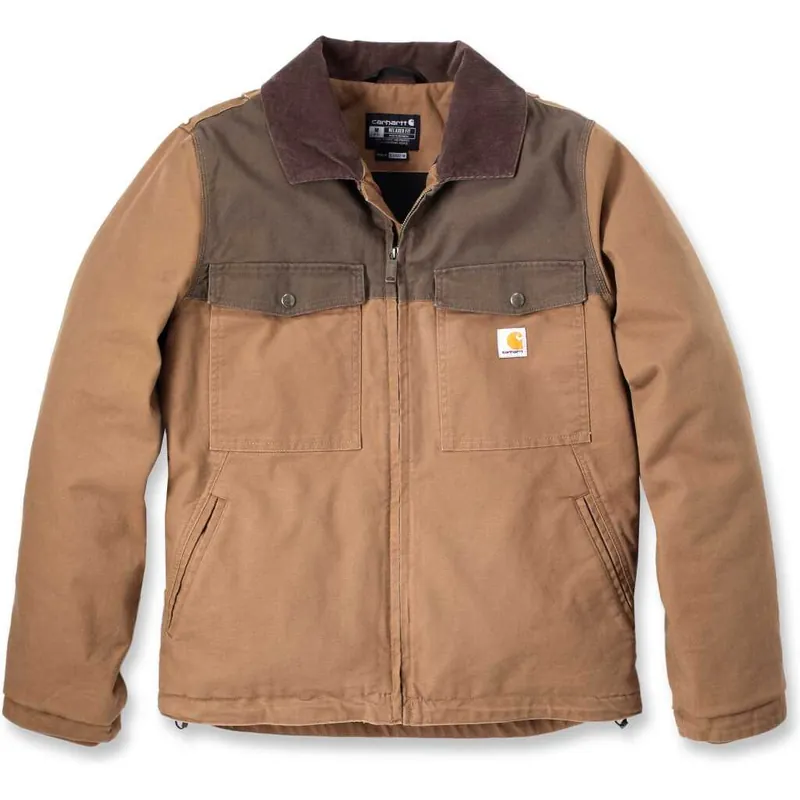 I lager Carhartt Men's Montana Duck Insulated Jacket Carhartt Brown/coffee
