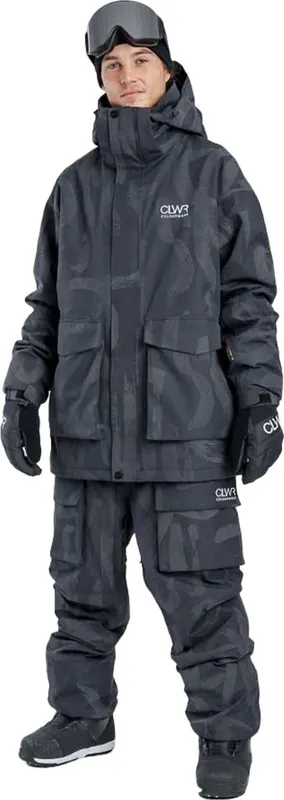 ColourWear Unisex Mountain Cargo Jacket Reflective Reflective Black Beställ idag