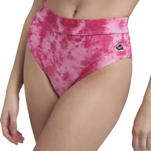 ColourWear Women's High Waist Bikini Nebulosa Cerise Nedsatt pris