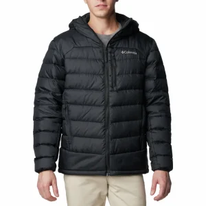 Columbia Men's Autumn Park II Down Hooded Jacket Black Snabb frakt