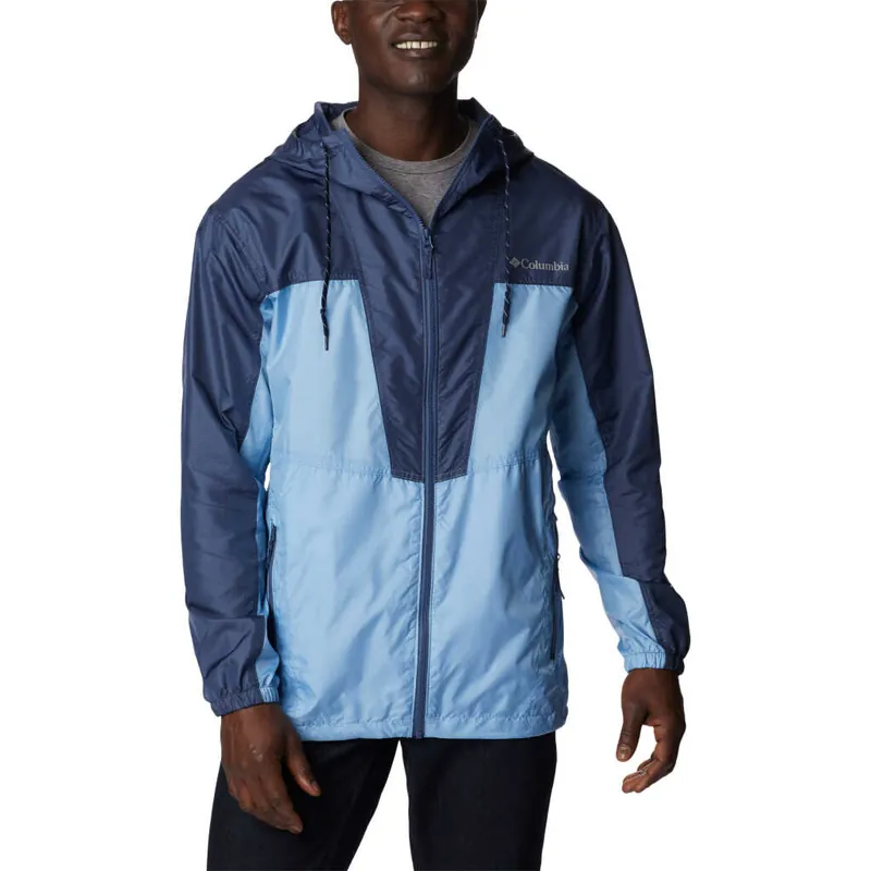 Columbia Men's Trail Traveler Windbreaker Jet Stream/Dark Mountain Kundfavorit