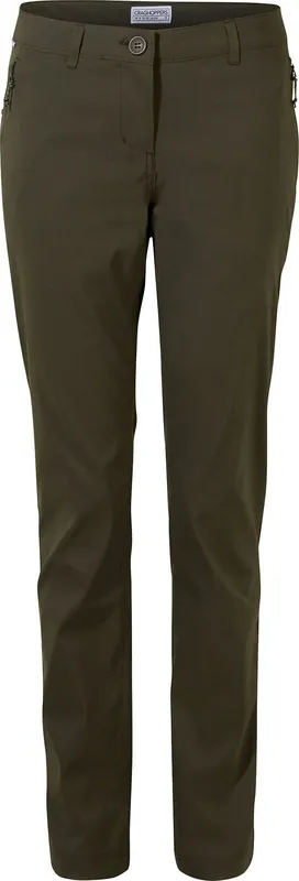 Premium Craghoppers Women's Kiwi Pro II Trousers Mid Khaki